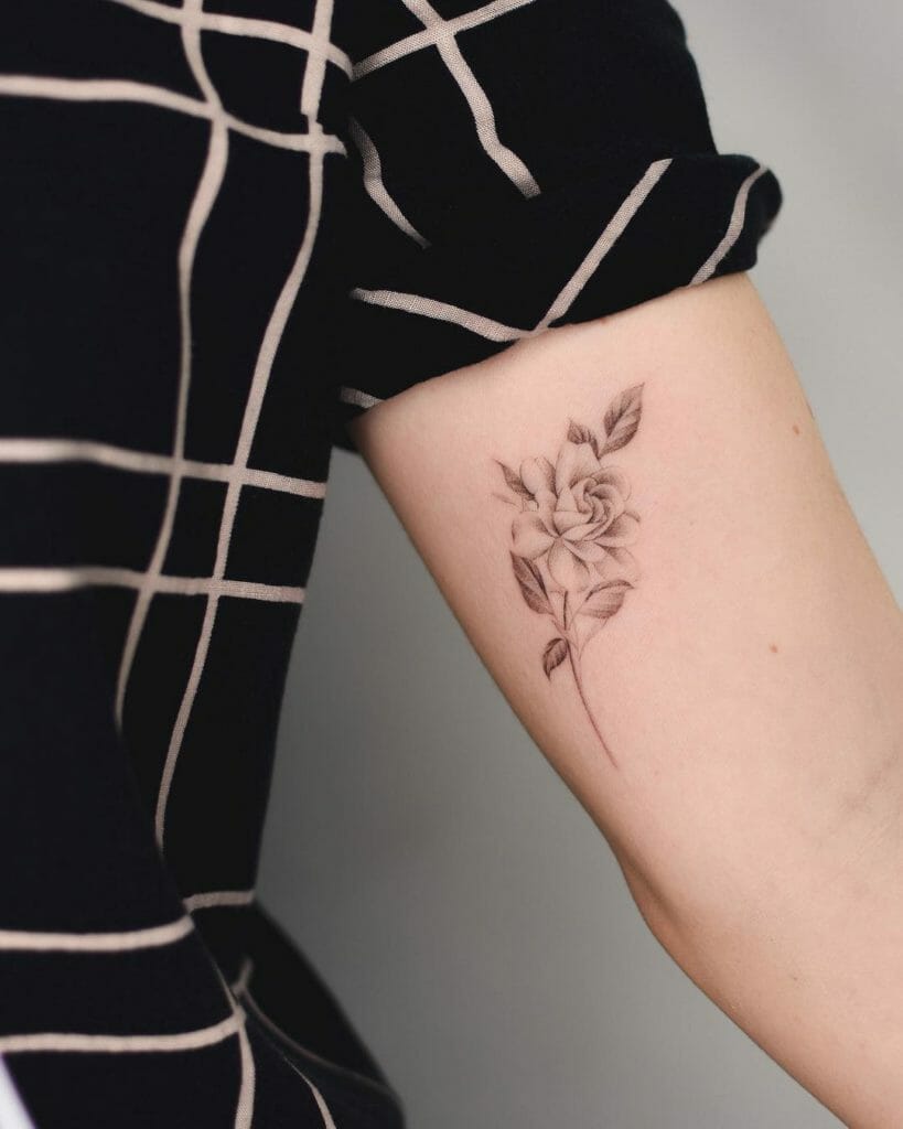 Super Sleek One Blosson White Gardenia Tattoo