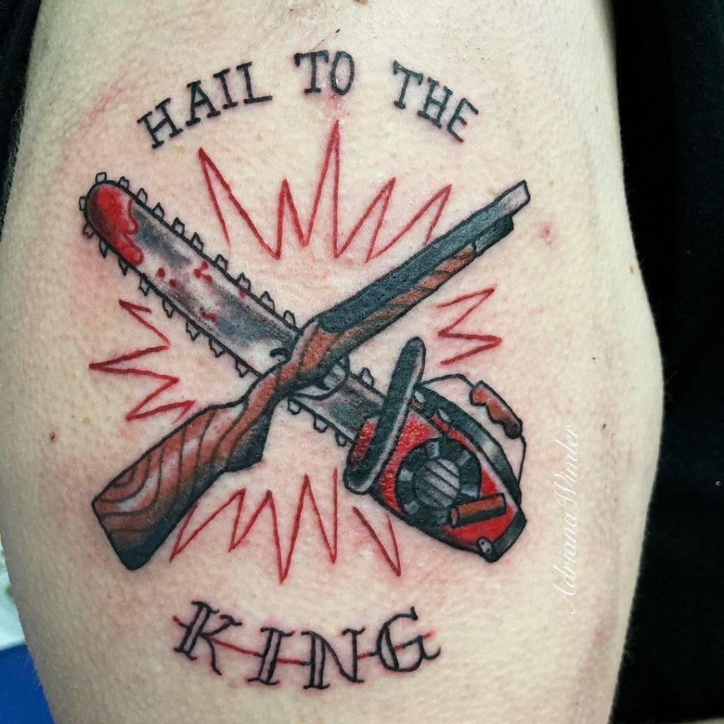 'The Evil Dead' Tattoo Designs With Iconic Phrases From The Movie