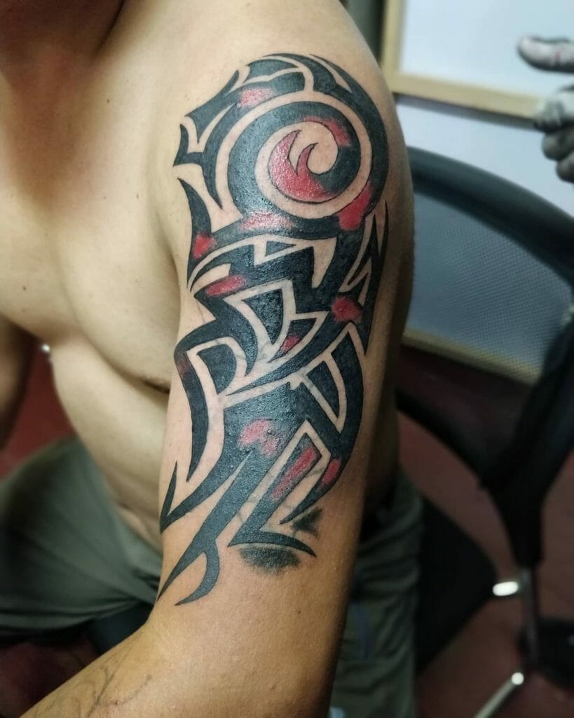 The Unique Tribal Dragon Head Tattoo