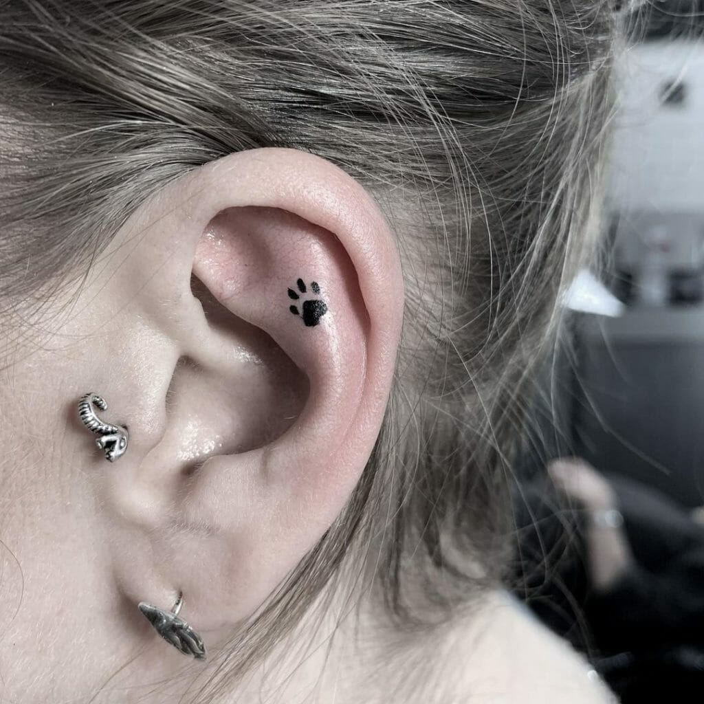 Tiny Ear Tattoo Ideas