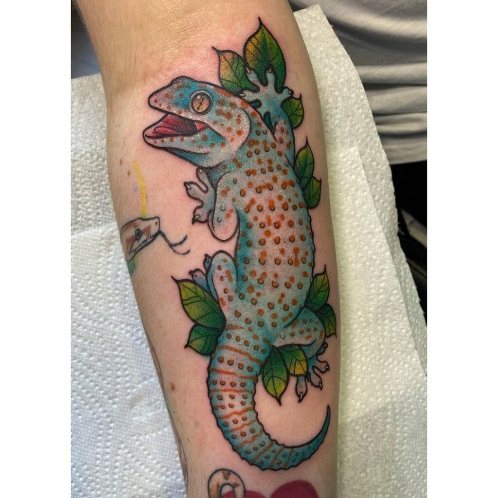 Tokay gecko tattoo