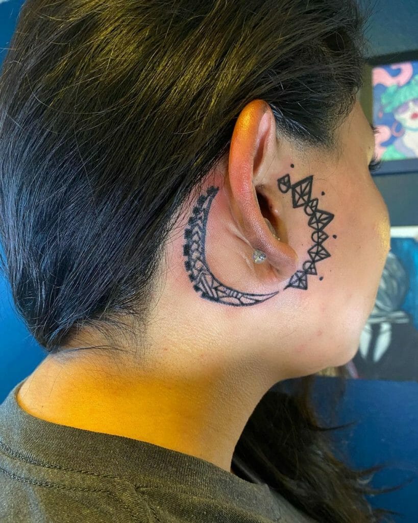 Tribal Ear Tattoos