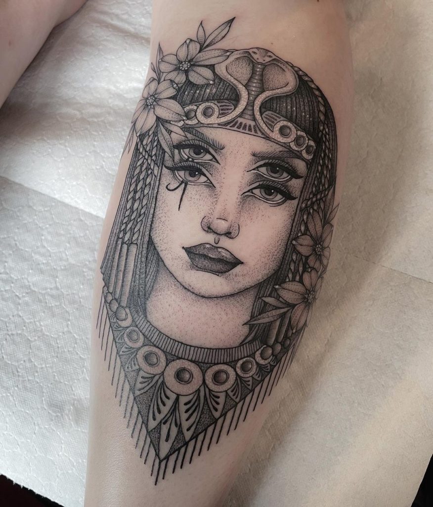 Trippy Cleopatra Tattoo