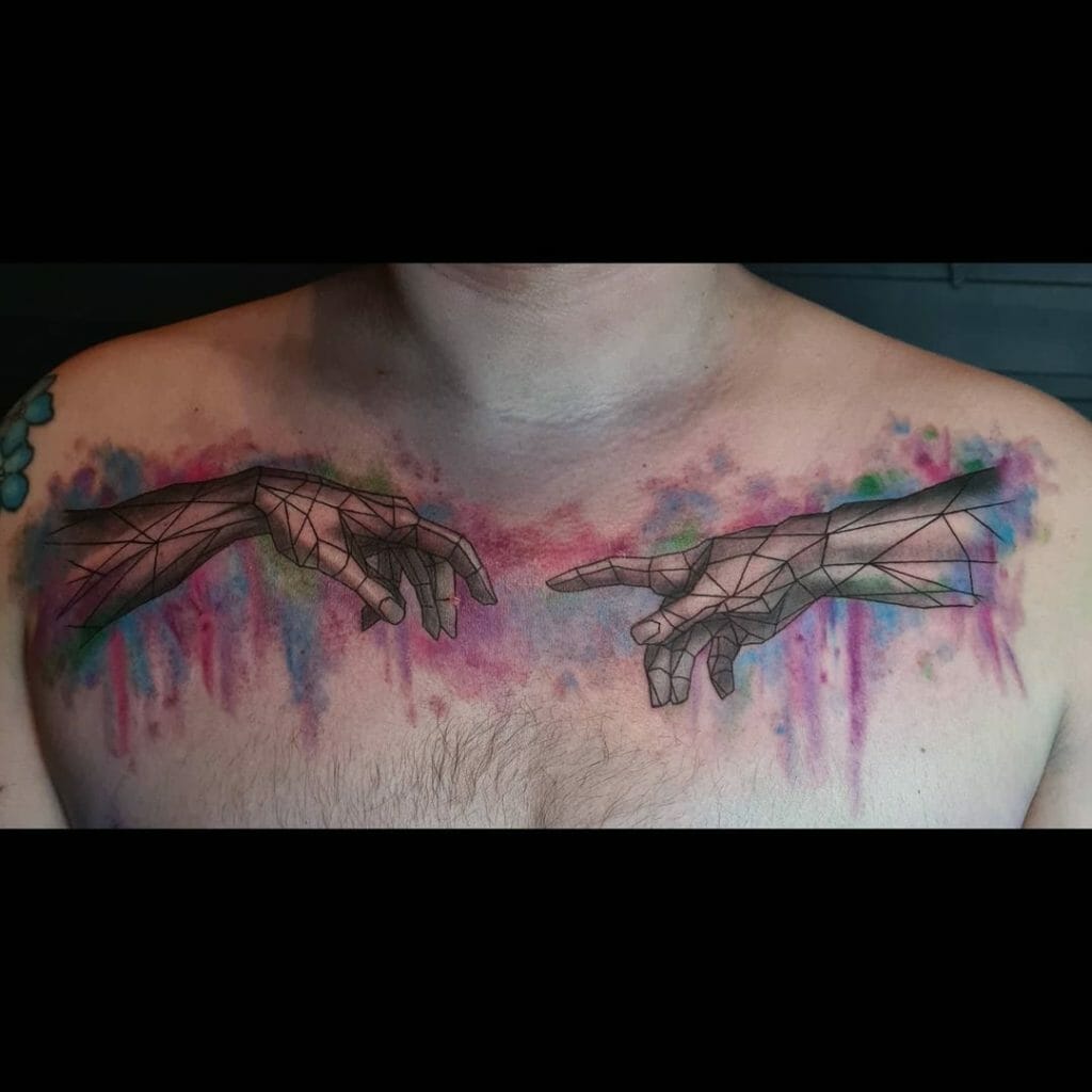 Unique Creation Of Adam Tattoo