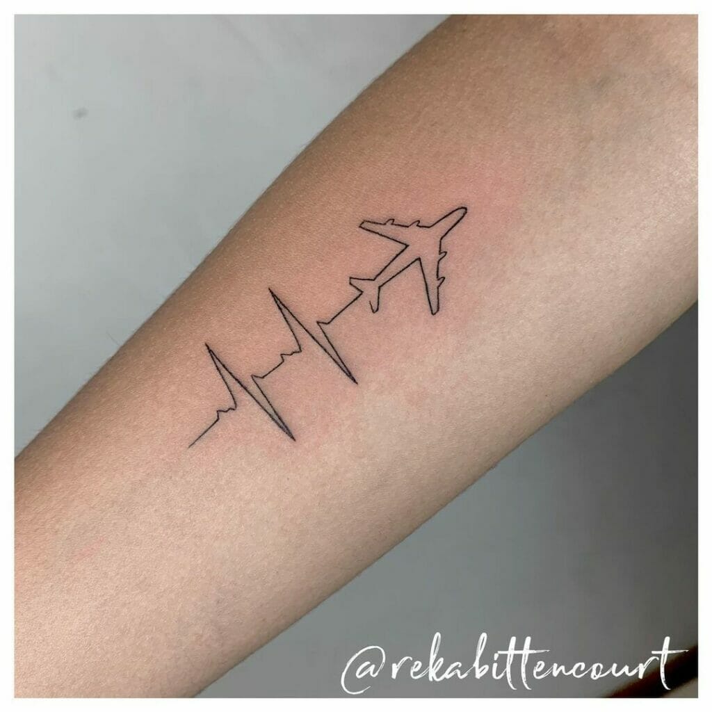 A Heartbeat Tattoo Design Expressing Your Passion 