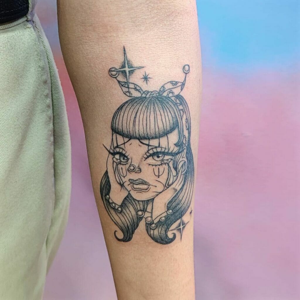 A Sad Girl Tattoo