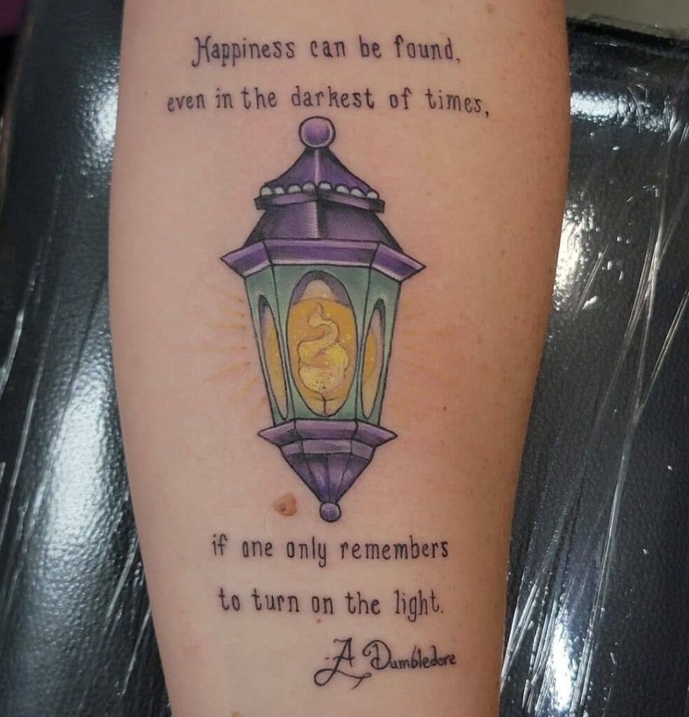 Albus Dumbledore Wise Words Tattoo