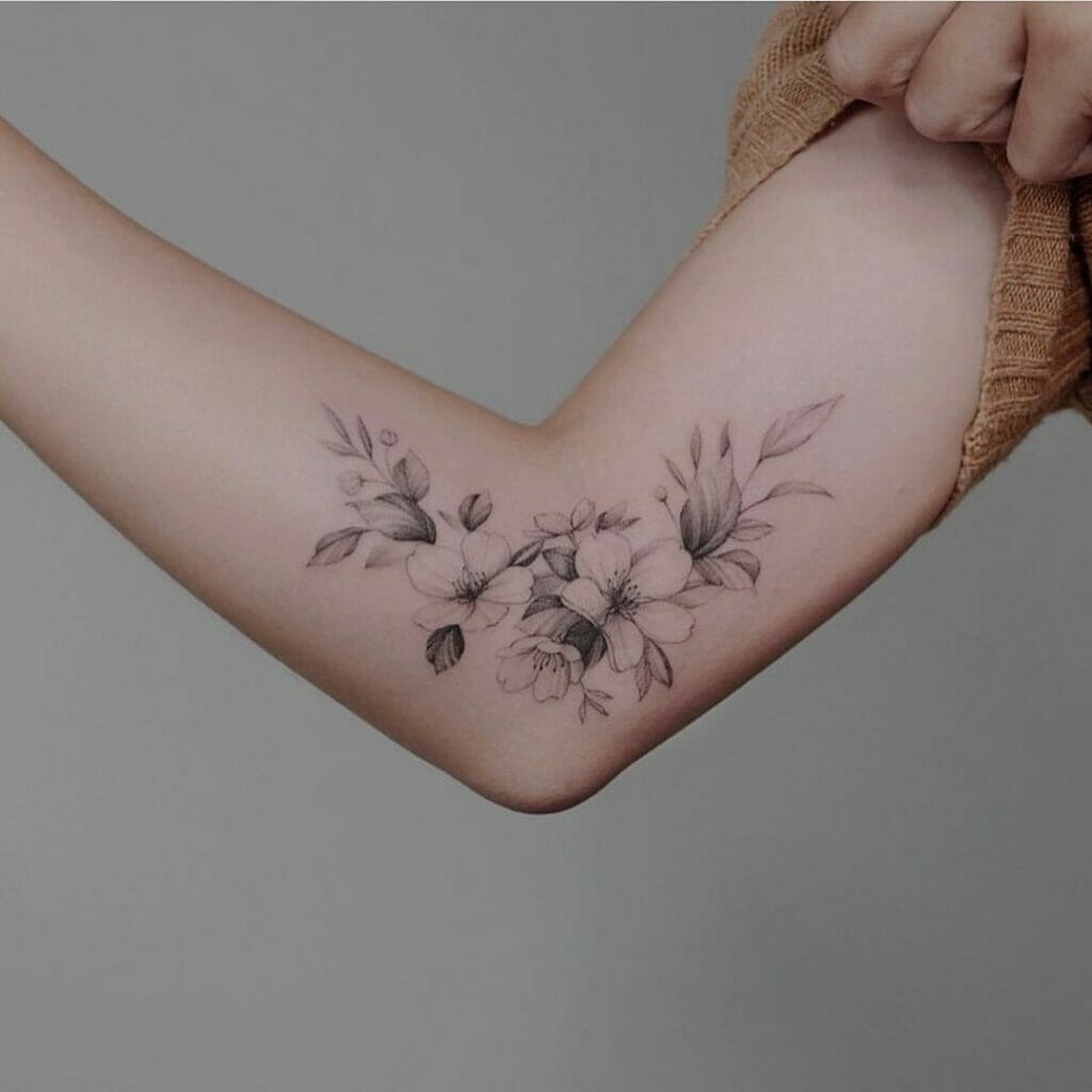 Amazing Inner Elbow Tattoo