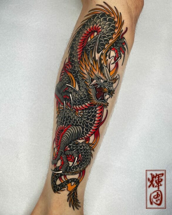 77 Amazing Japanese Dragon Tattoos For 2024!