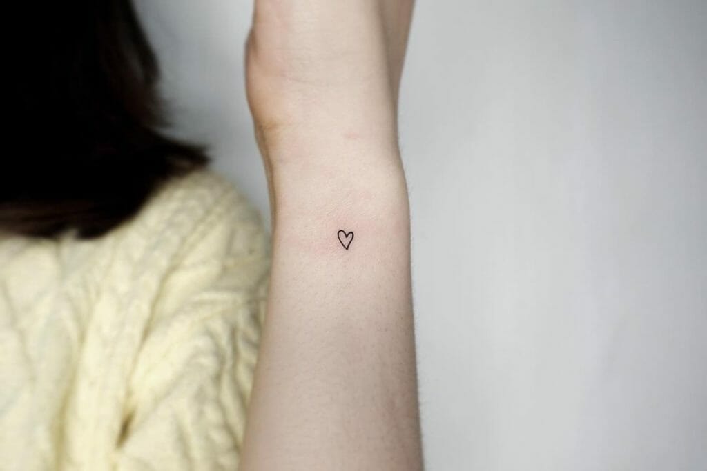 Attractive Heart Tattoo Small Designs