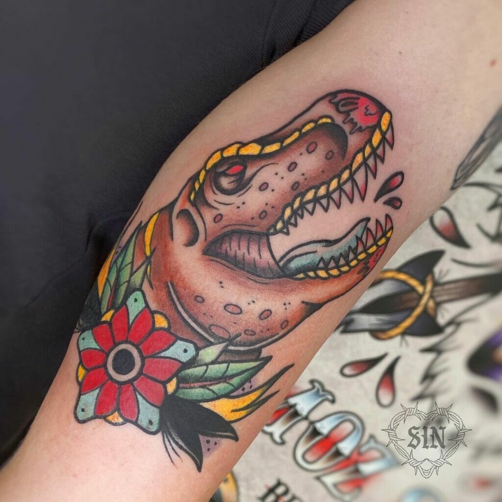 Beautiful Jurassic Park Dinosaur Tattoos