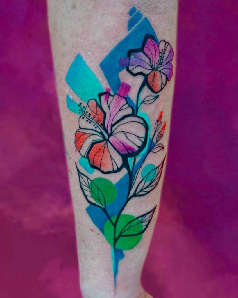Colorful Hibiscus