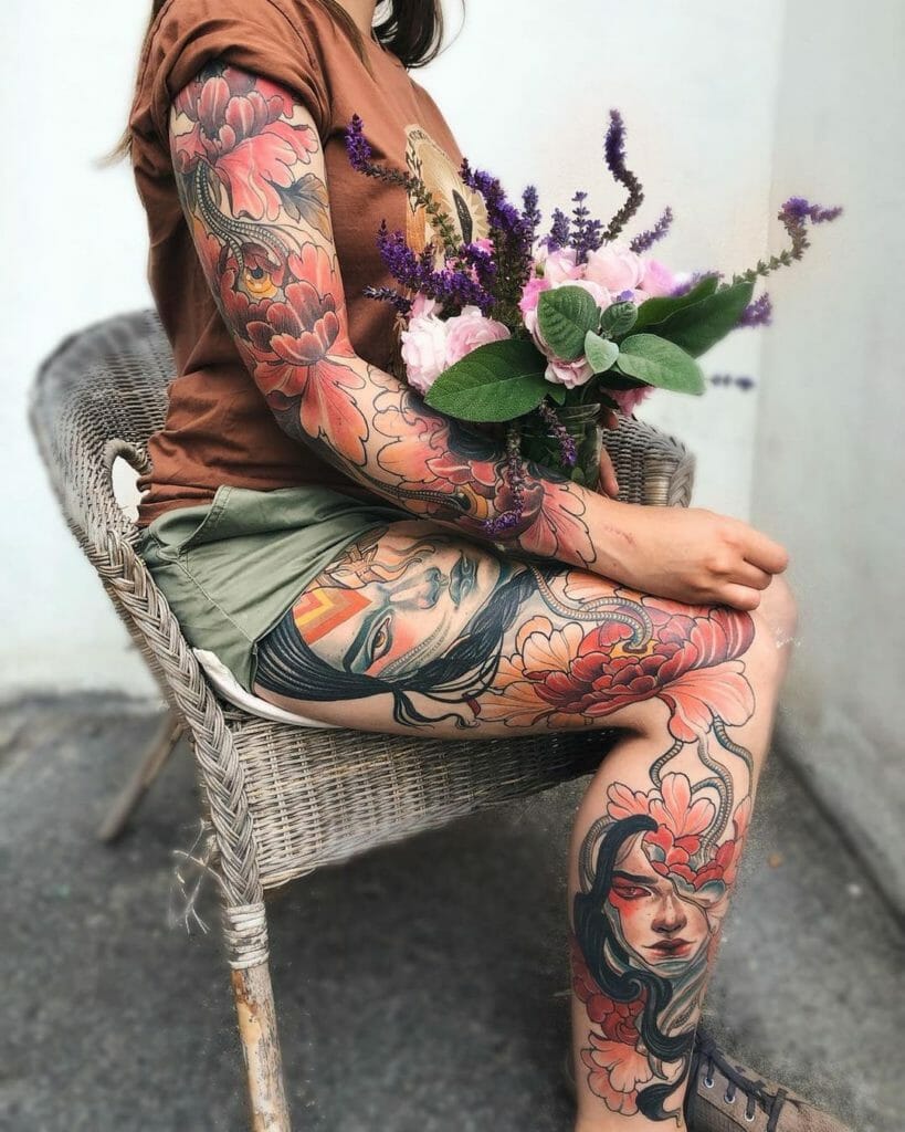 Colourful Ideas For Full Body Tattoos