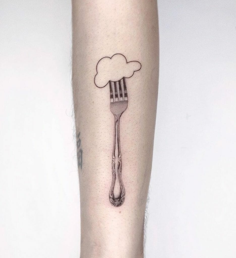 Cool Fork Tattoo