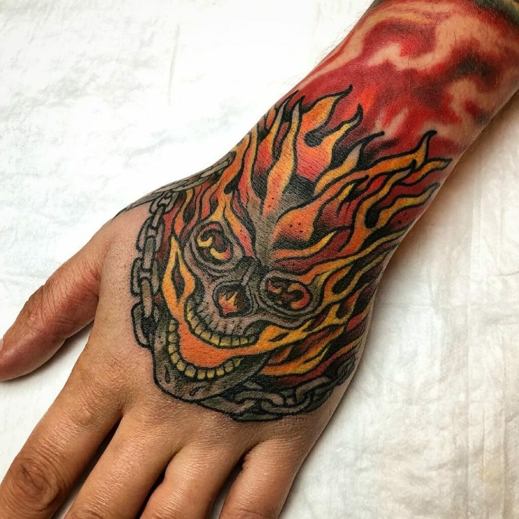 Cool Ghost Rider Tattoo Ideas For Your Hand