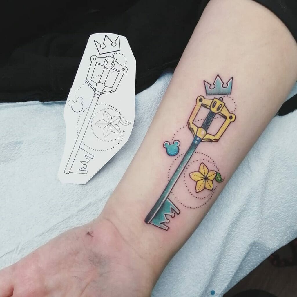 Crown Keyblade Tattoo