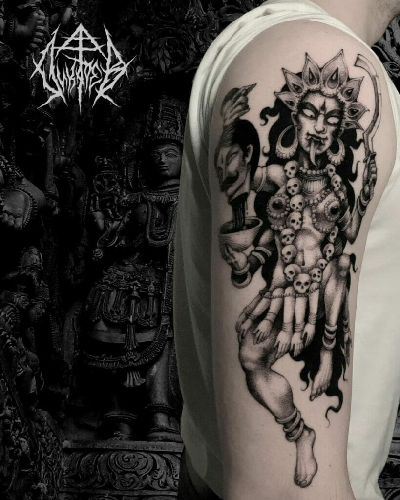 Dark And Edgy Kali Tattoo Ideas