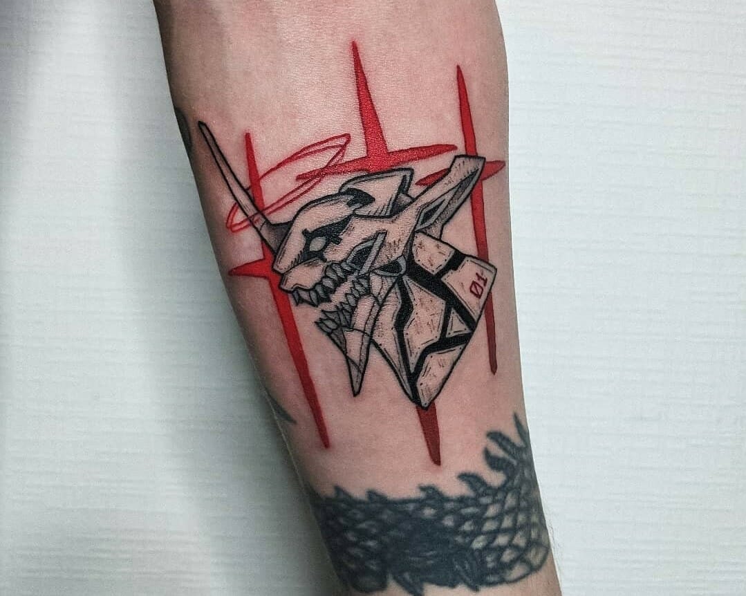 Spear of Longinus By Angelo at Neo Tokyo LV  rtattoo