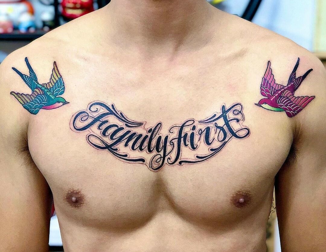 90 Breath Taking Chest Tattoos For Men in 2022 