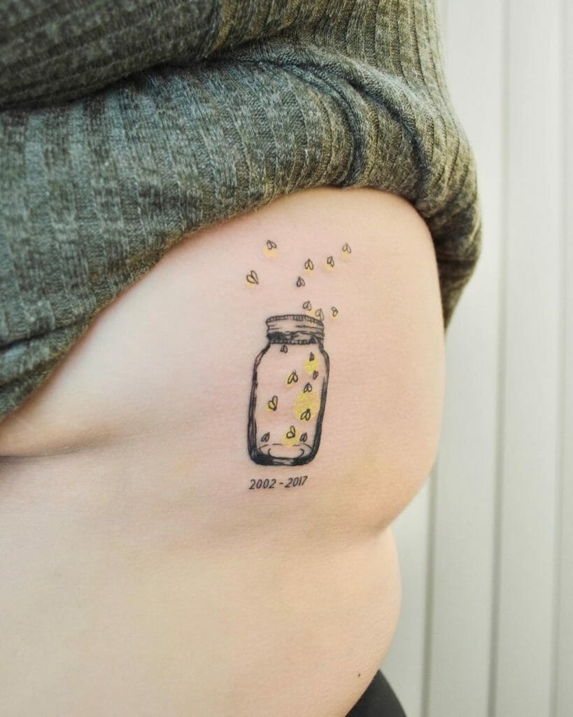 Firefly Jar Tattoo For All The Childhood Memories