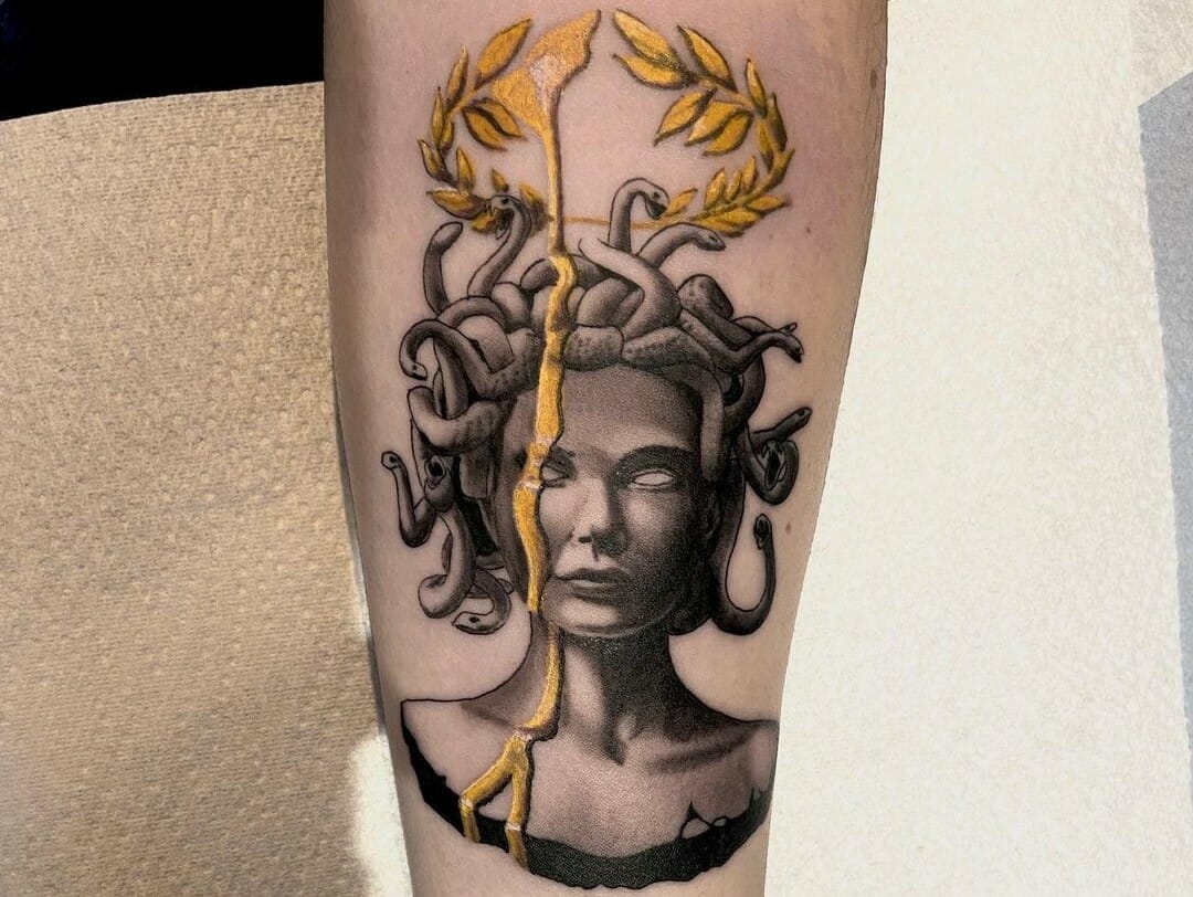 Real Gold Ink Tattoo