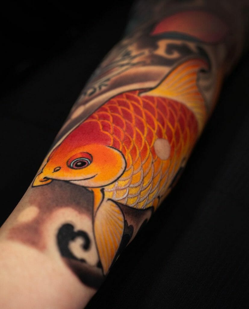 101 Best Goldfish Tattoo Ideas You Have To See To Believe! - Outsons