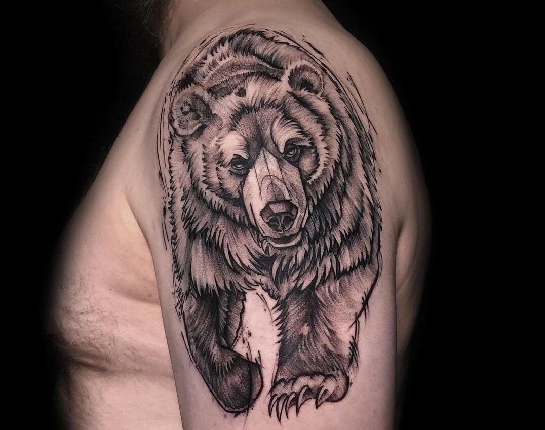 101 Best Grizzly Bear Tattoo Ideas You Have To See To Believe! - Outsons