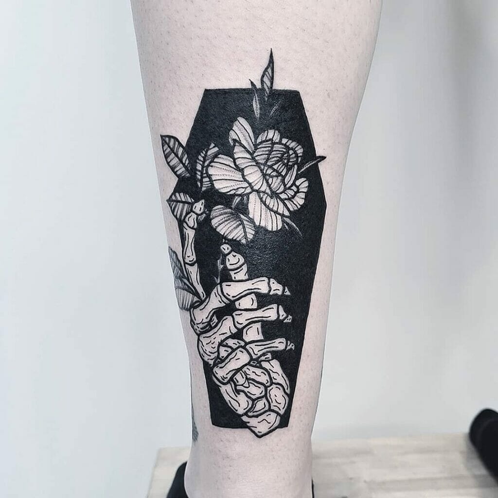  Hand Skeleton Tattoo