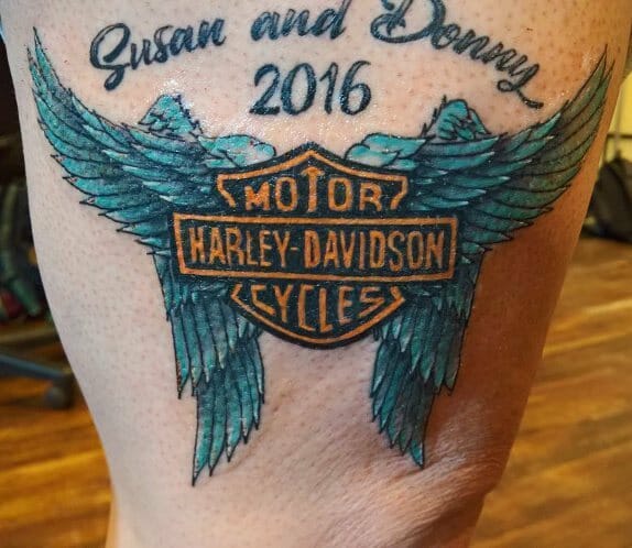 Harley Davidson tattoo design