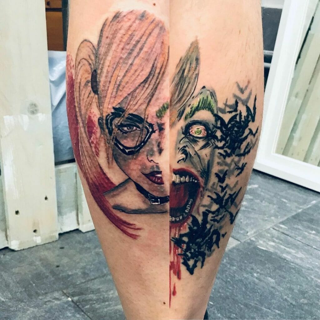 Harley Quinn And Joker Tattoo