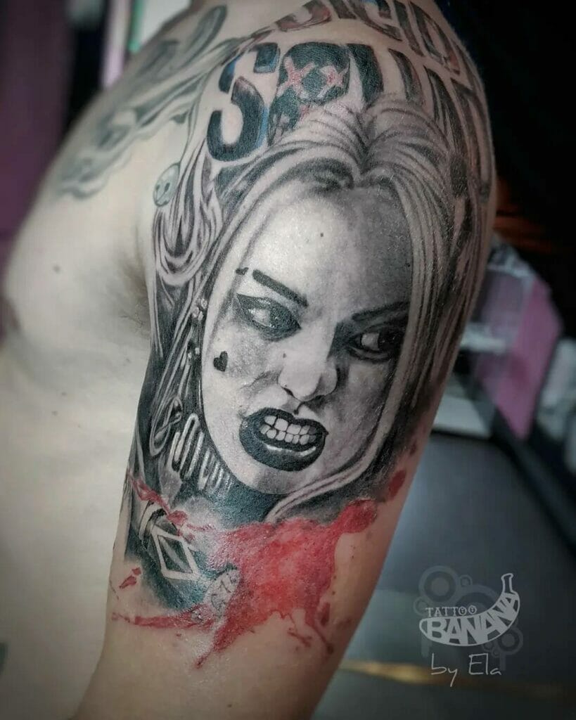 Harley Quinn Suicide Squad Tattoo
