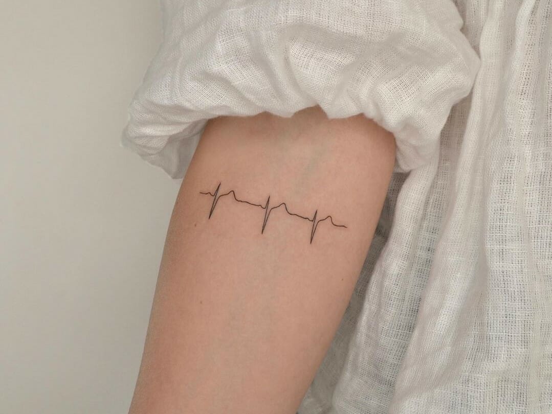 Heartbeat Tattoos Meaning  A Symbol of Life and Love  Impeccable Nest