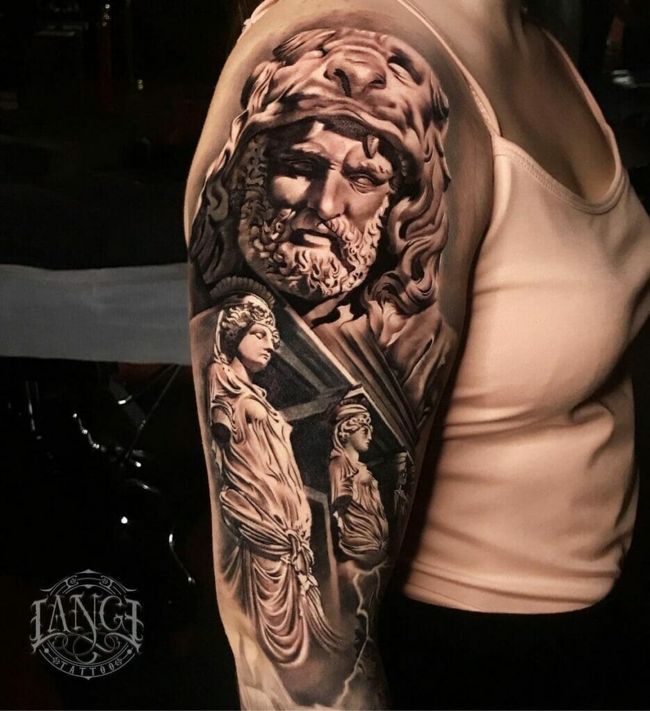 Hercules Greek Mythology Tattoo