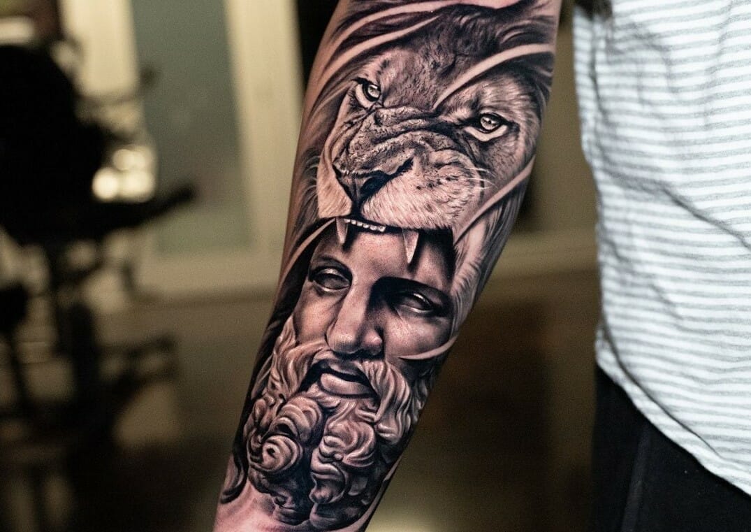 Pin by auricelio nogueira on Tatuagem | Hercules tattoo, Mythology tattoos,  Lion tattoo sleeves