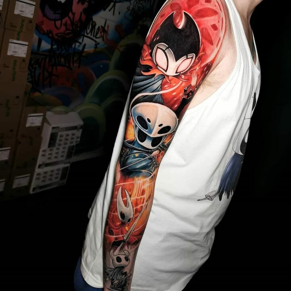 Hollow Knight Sleeve Tattoo