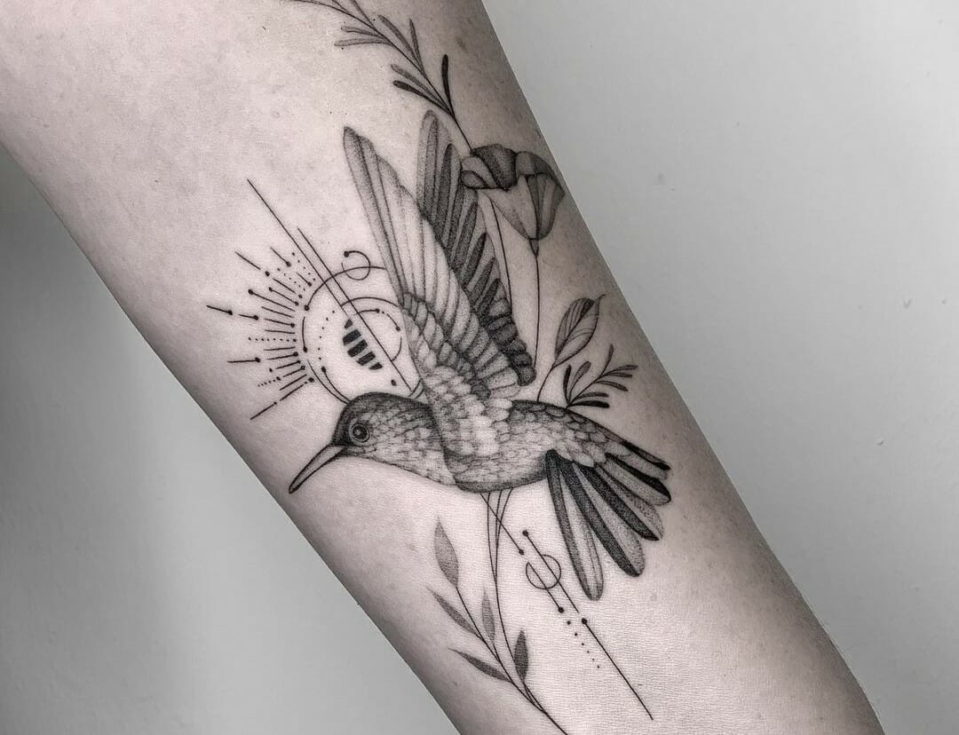 Buy Hummingbird Temporary Tattoo, 3 Inch, Long Lasting Skin Decal Realistic  Exquisite Original Drawing, Waterproof, Plus a Bonus Tattoo Online in India  - Etsy