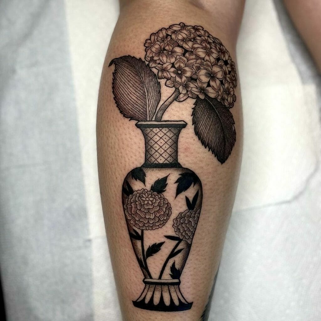 Hydrangea Tattoo
