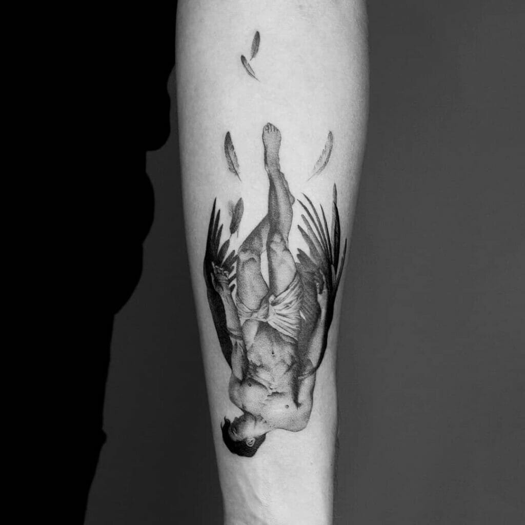 Icarus Falling Tattoo