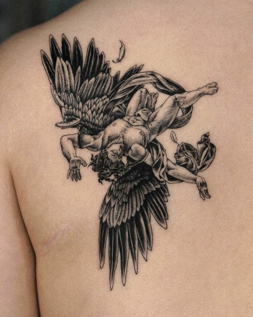 Icarus Wings Tattoo
