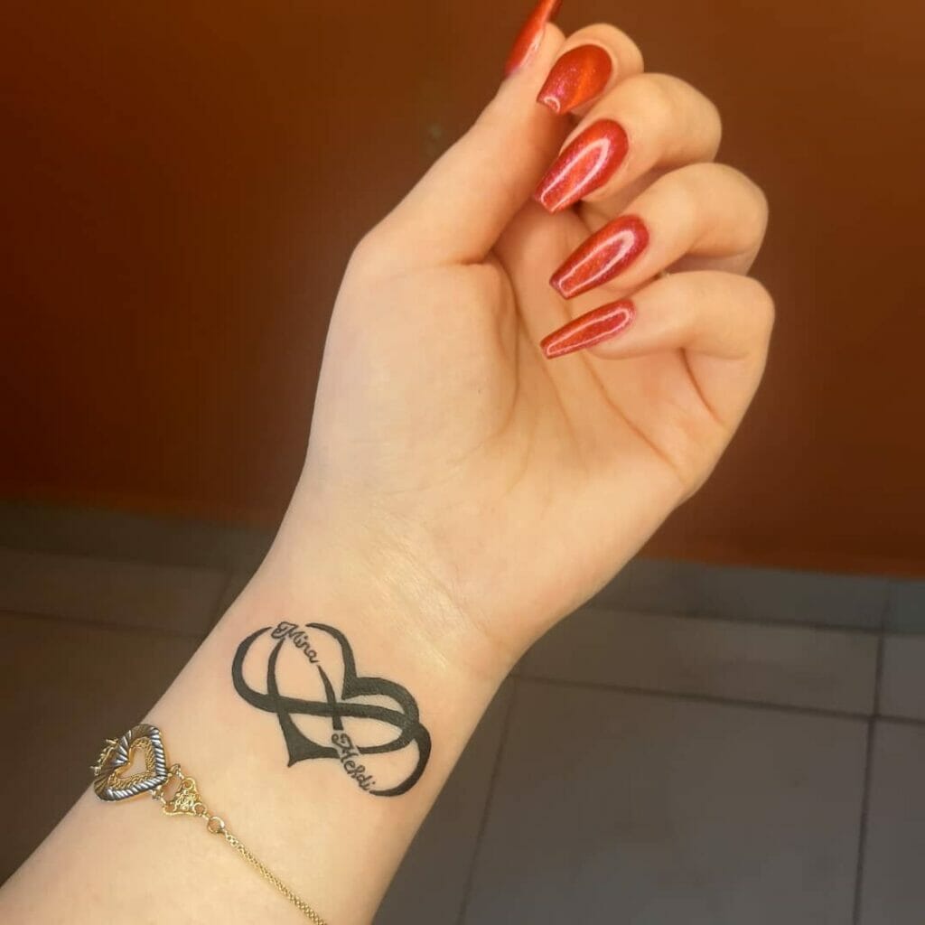 Infinity Heart Tattoo