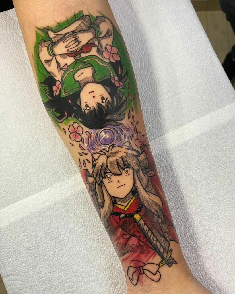 Inuyasha Sleeve Tattoo