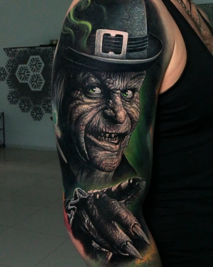 Irish Leprechaun Tattoo Design