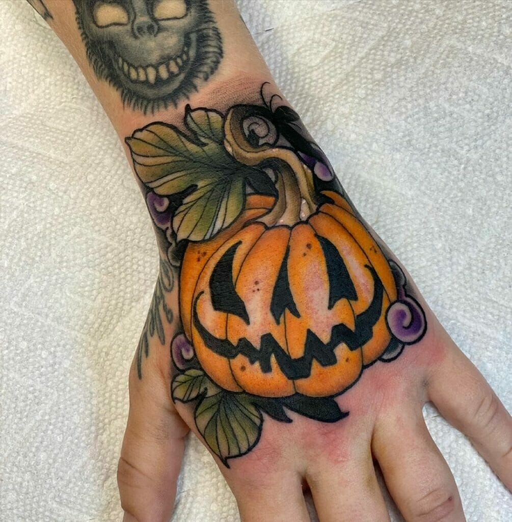 Jack O Lantern: The Original Pumpkin Tattoos 