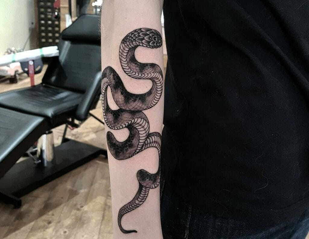 Japanese Snake Tattoos
