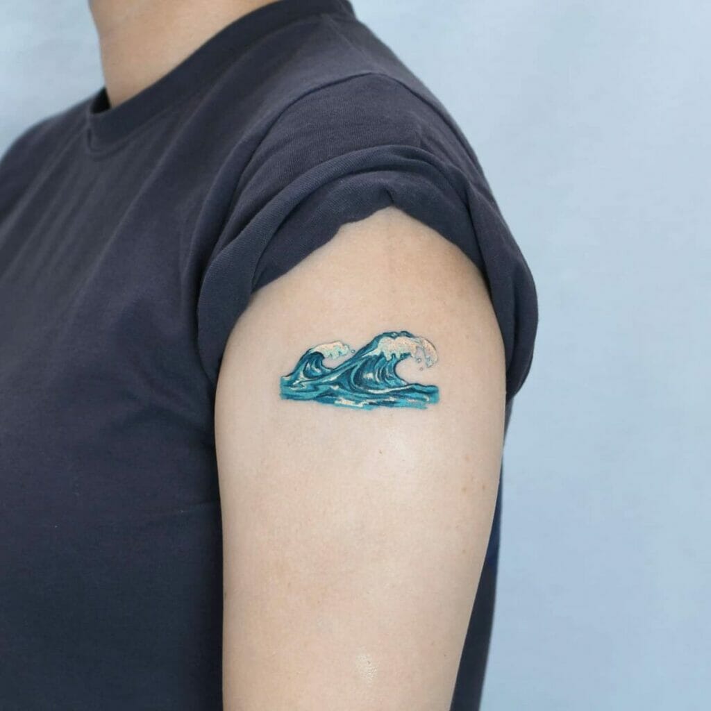 Japanese Water Wave Tattoo