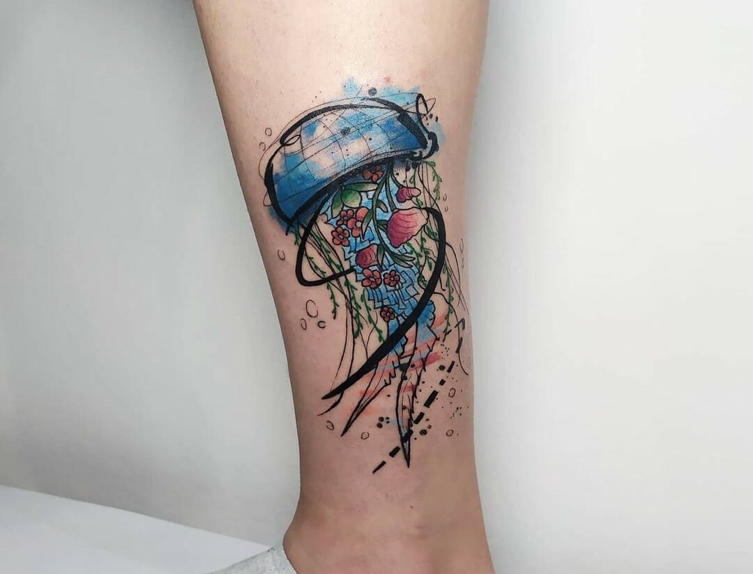 Jellyfish Tattoo Design Images Jellyfish Ink Design Ideas  Jellyfish  tattoo Tattoos Tattoo designs