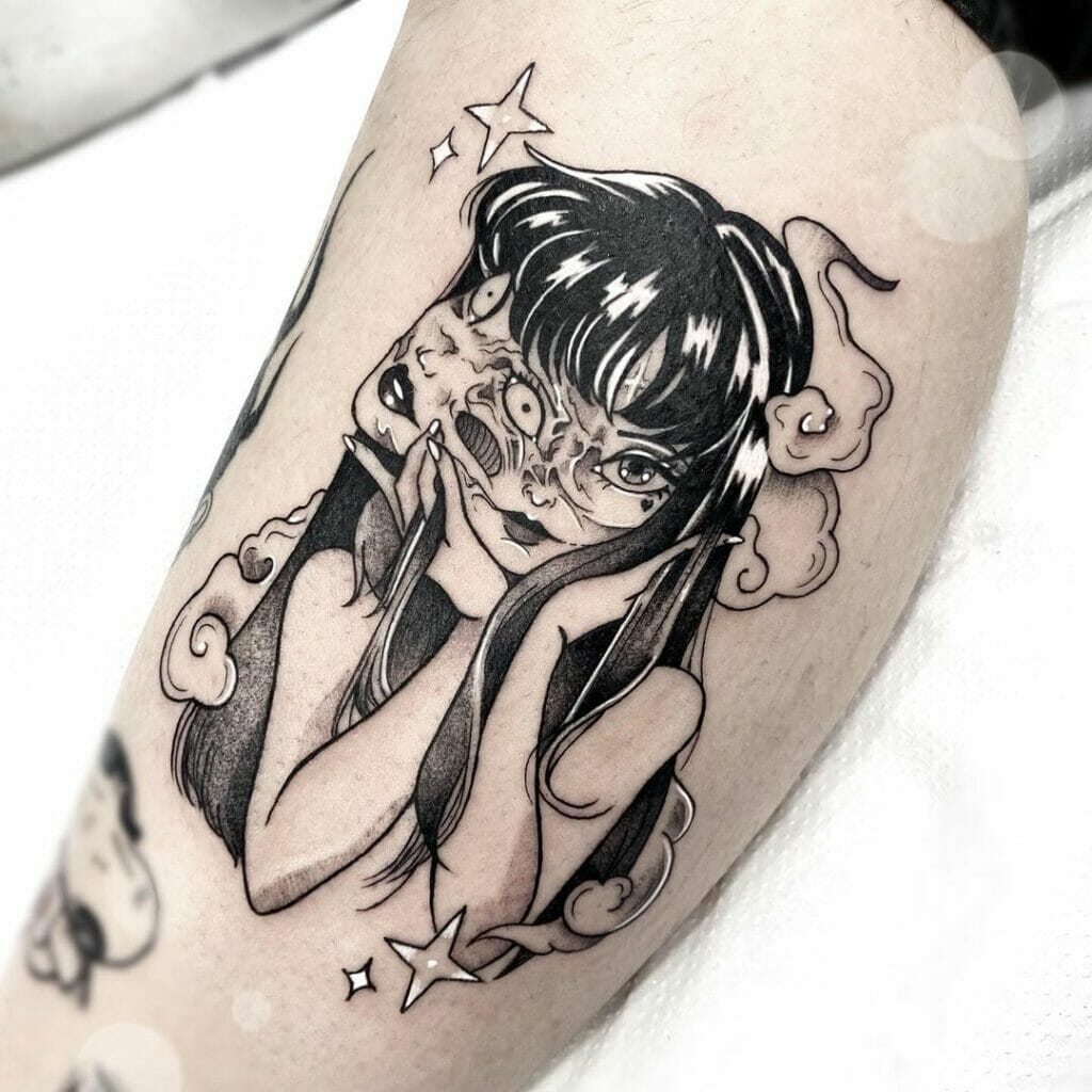 Junji Ito Tomie Tattoo for Fans