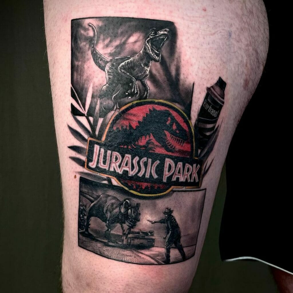 Jurassic Park Logo Tattoos