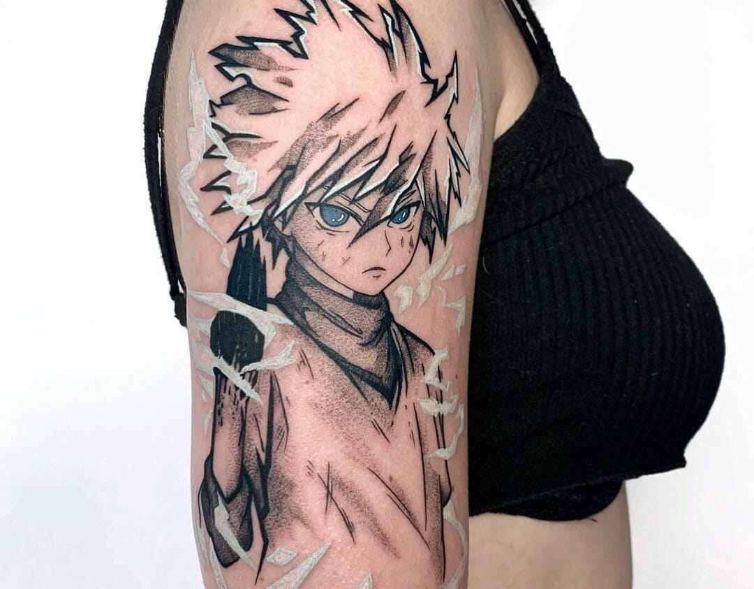 Tattoos by Tanner L Pratt  Gon and Killua from HunterXHunter Done at  goldfanggallery Email me at tlptattoosgmailcom to book Link in bio No  DMs Thank you tattoo traditionaltattoo neotraditionaltattoo  colortattoo animetattoo 