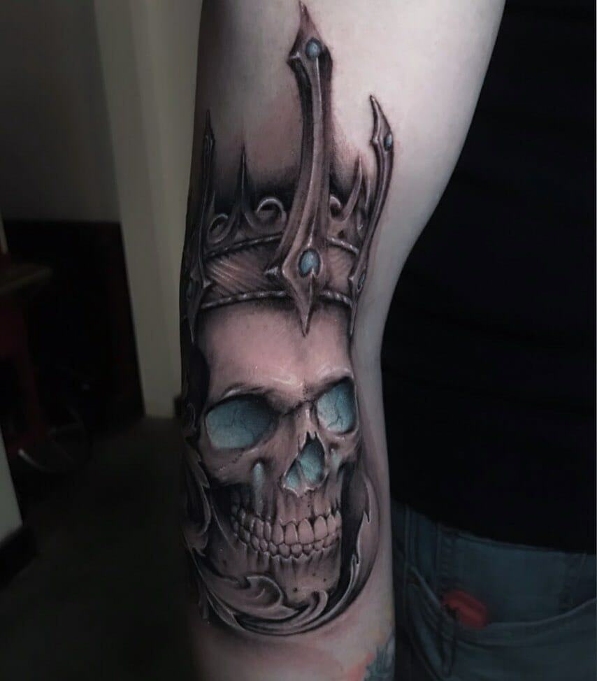 King Skull Tattoo